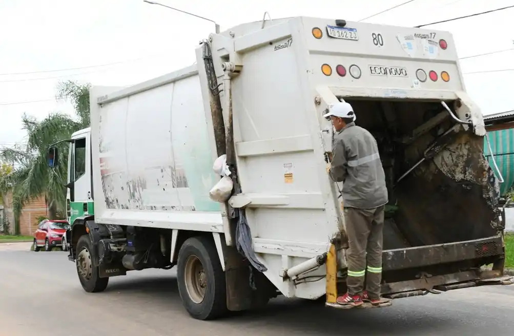 El jueves 13 no se realizará el servicio de recolección de residuos domiciliarios