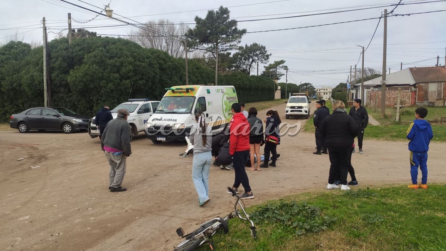 Accidente en 517 y 522 de Quequén