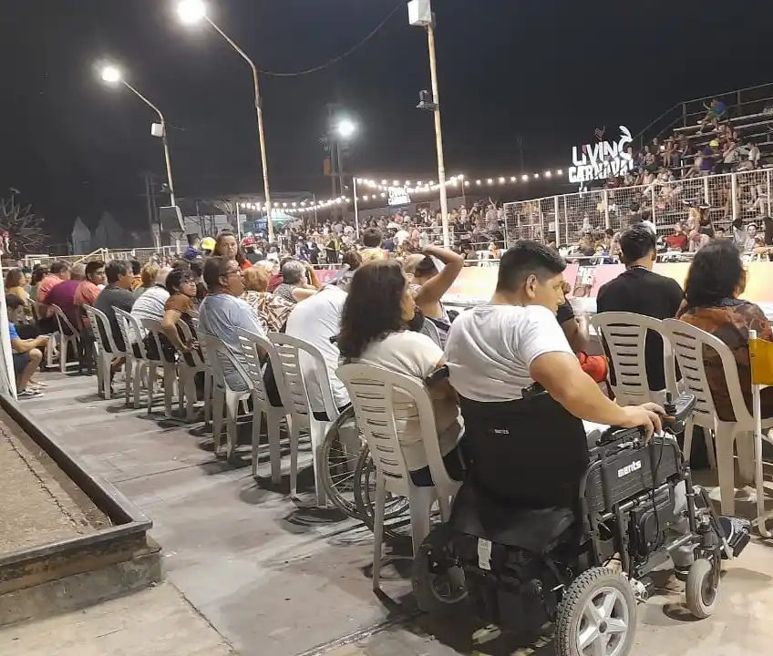 Las personas con certificado de discapacidad podrán acceder gratis al Carnaval del País