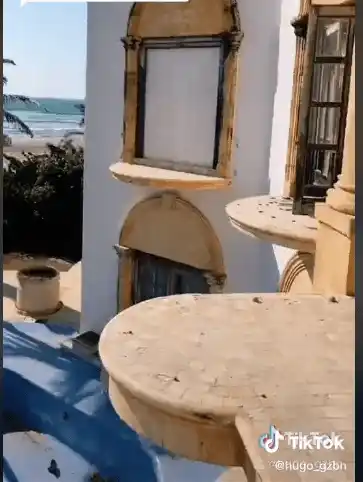 Parte de la parte posterior de la otrora casa de Luis Miguel. Foto: TikTok