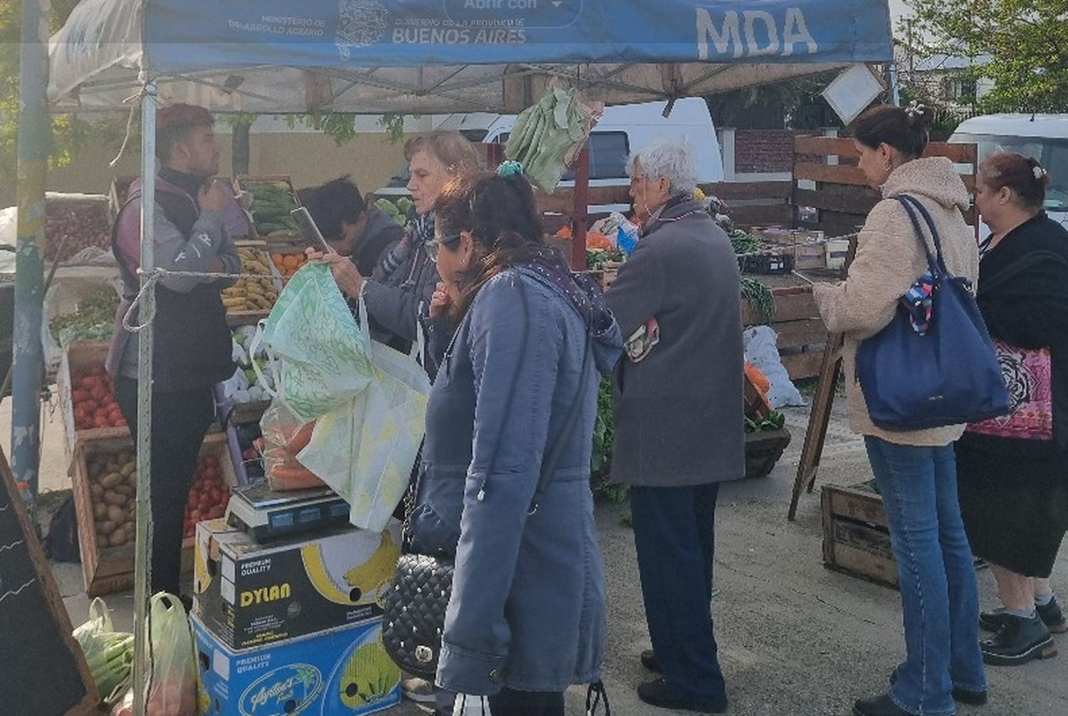 La feria se traslada a diversos puntos cada día.