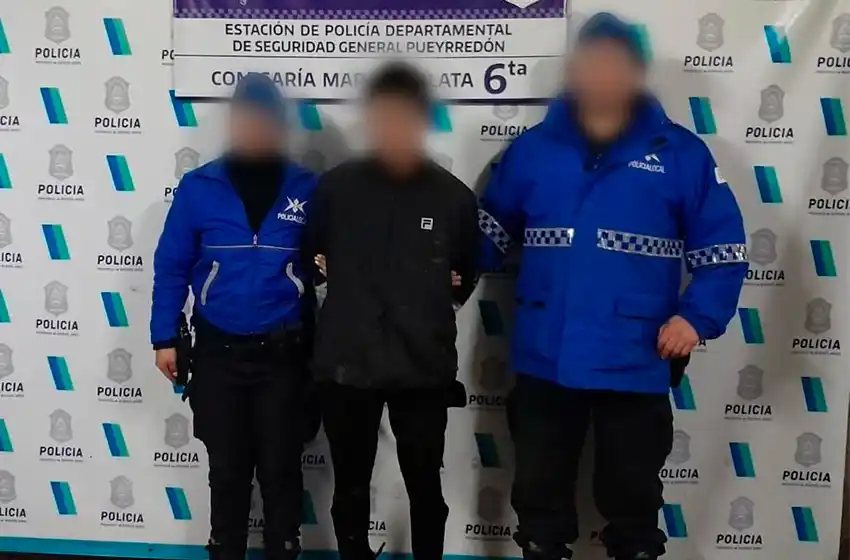 Rompió la restricción y atacó a su ex suegro