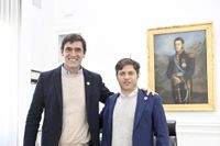Iparraguirre se reunió con Axel Kicillof y le dio impulso a la campaña