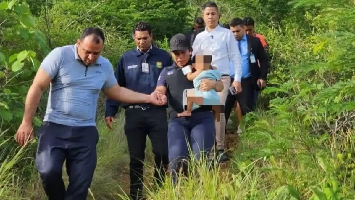 Rescataron a una bebé de 10 meses raptada en Porlamar