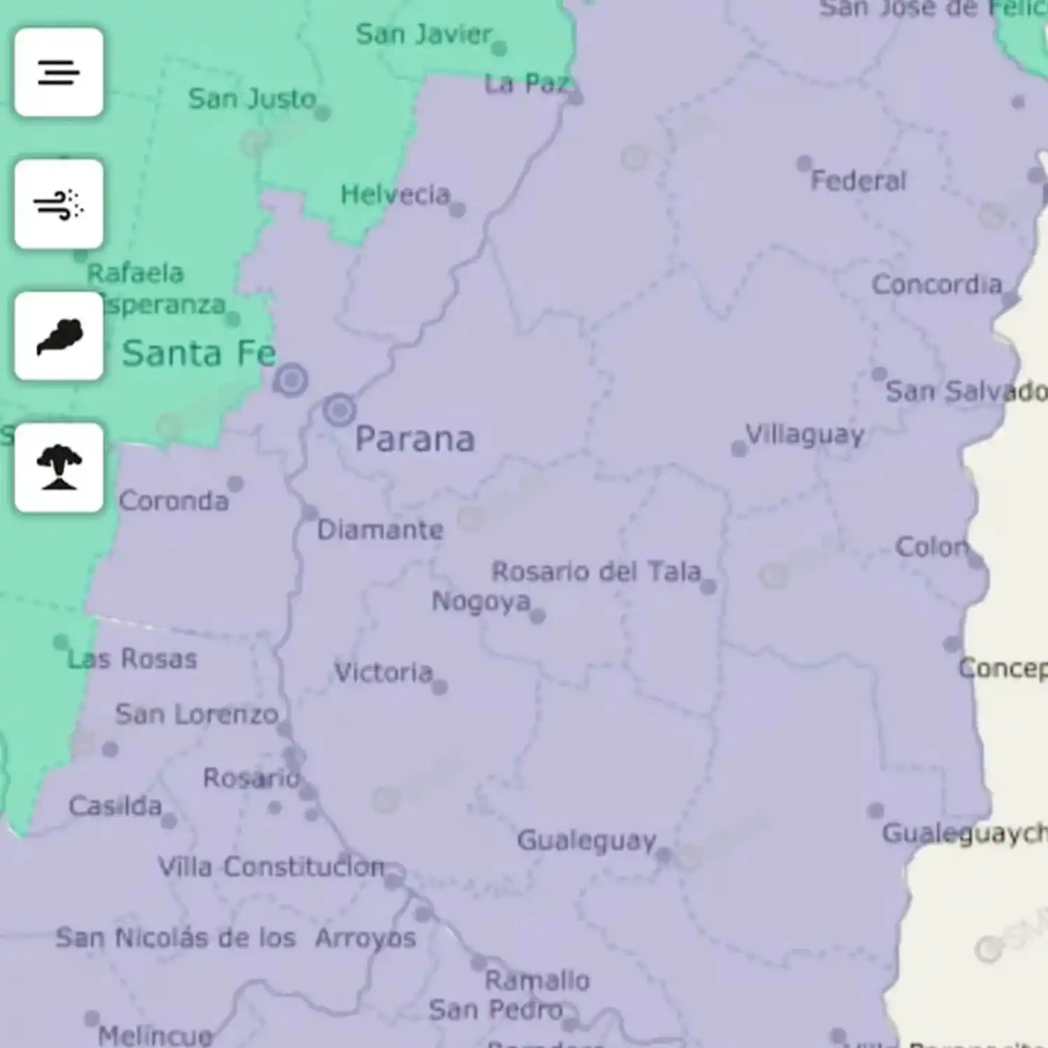 Advierten sobre la presencia de bancos de niebla en toda la provincia