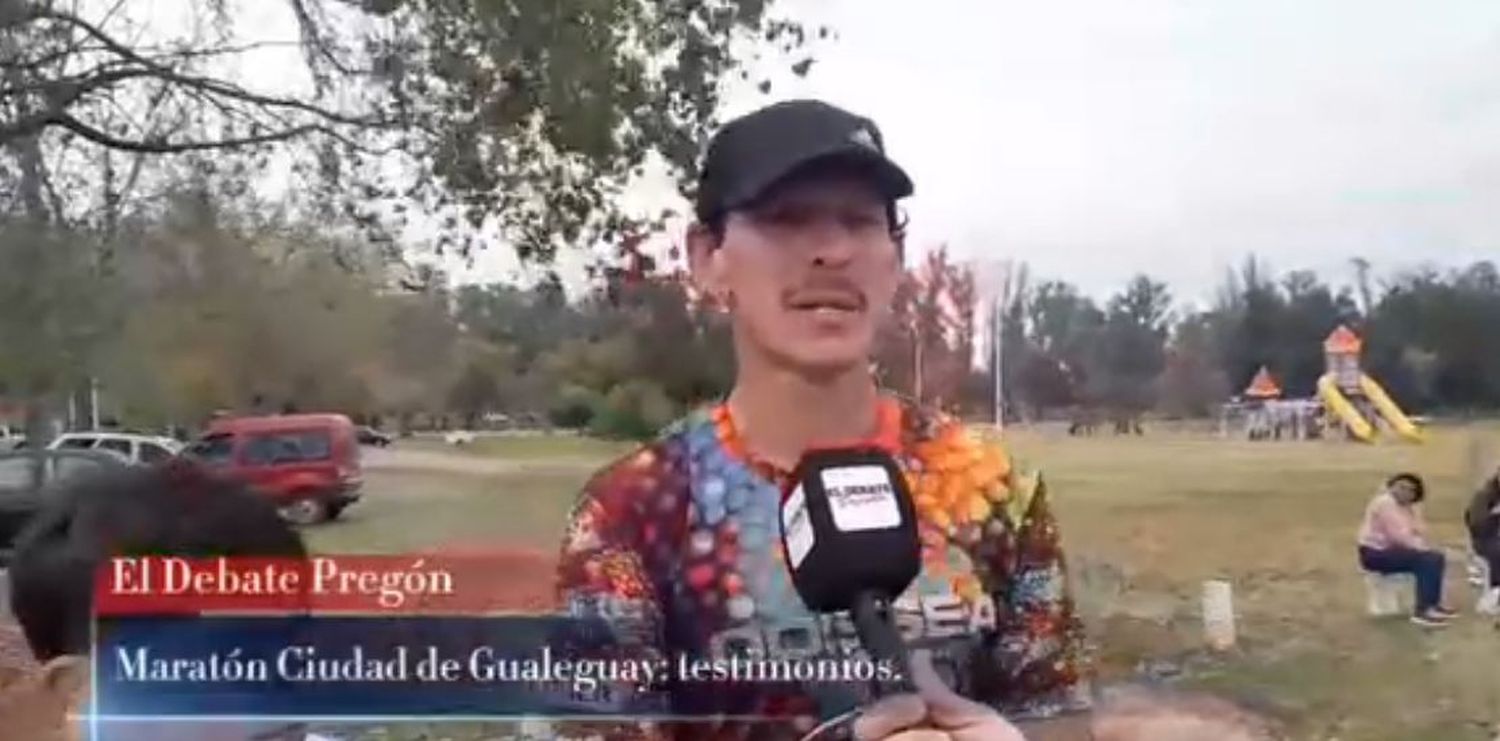 Maratón Ciudad de Gualeguay: testimonios.