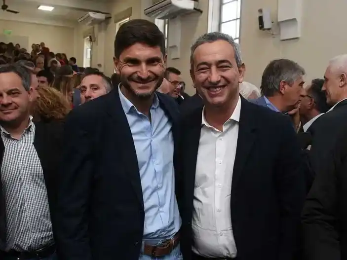 Pullaro y Javkin estuvieron presentes en el show de Nicki Nicole en el Tricentenario.