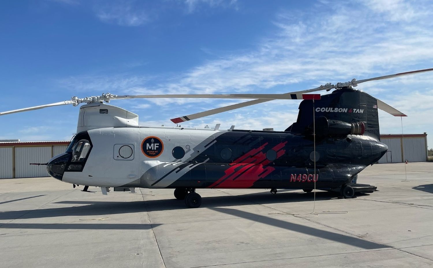 Ecocidio: Conferencia de prensa tras la llegada del helicóptero gigante a la Provincia