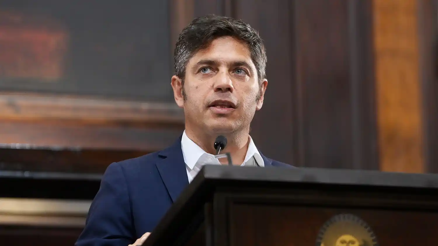 "La Argentina vive una profunda crisis y el rumbo económico es un fracaso", disparó Kicillof.