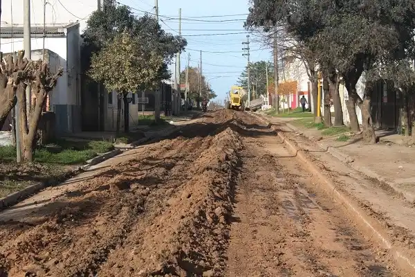Prepararan la calle Schachtel para ser asfaltada