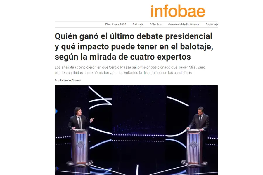 La lectura de los diferentes medios nacionales