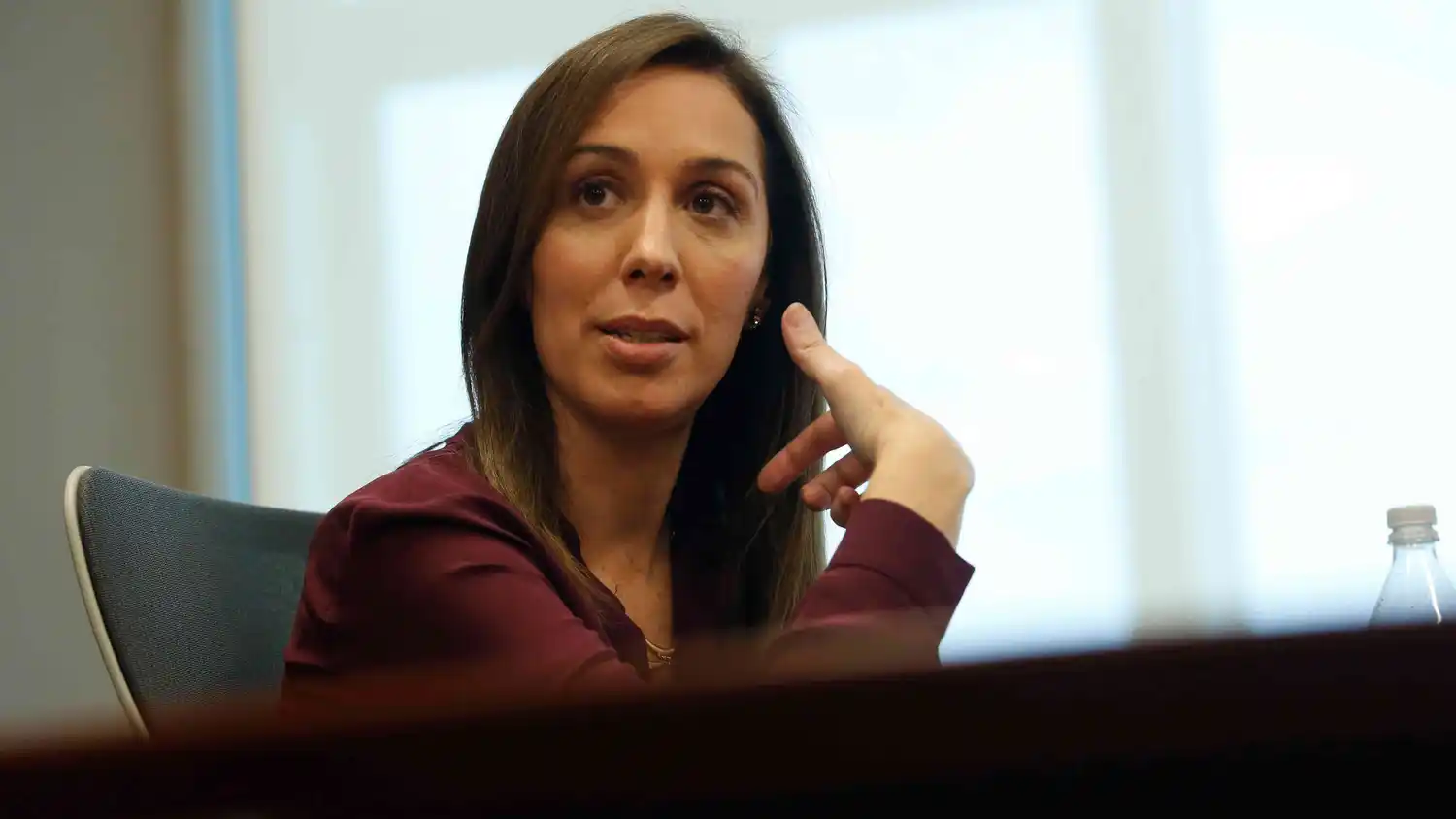 Vidal se reunió con los intendentes Facundo López y Carlos Sánchez