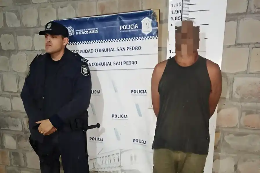 El detenido quedó a disposición de la Justicia.