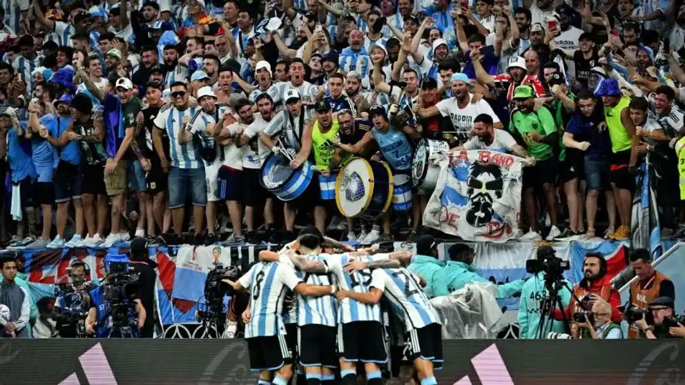 Hay hinchas argentinos que no podrán ingresar a los estadios del Mundial por el derecha de admsión. Foto: