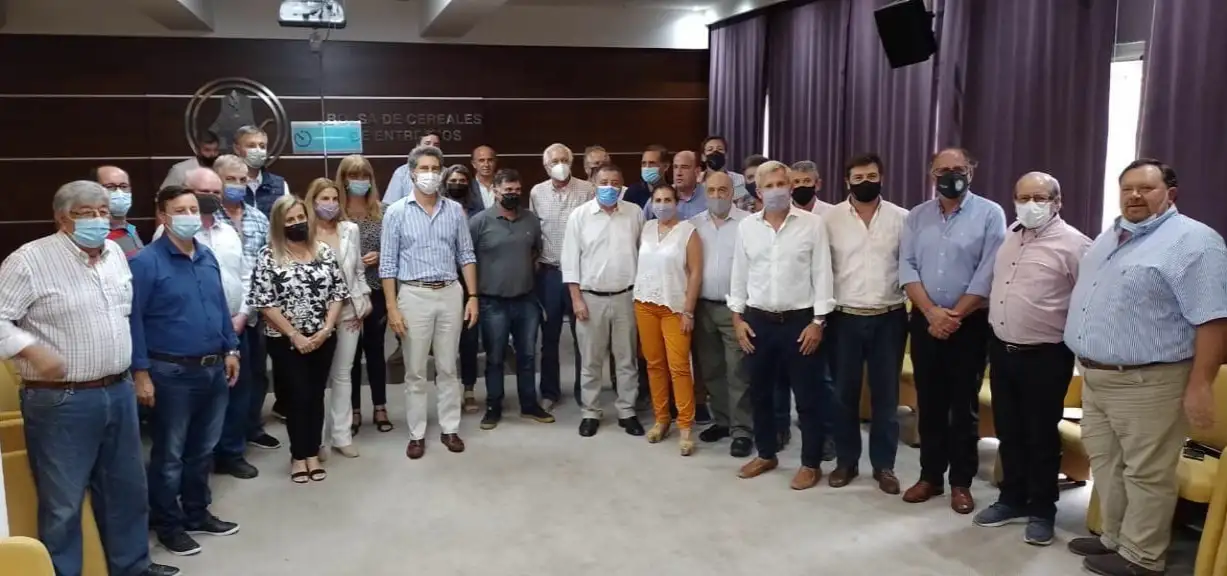 Morchio estuvo presente en la Mesa de Enlace