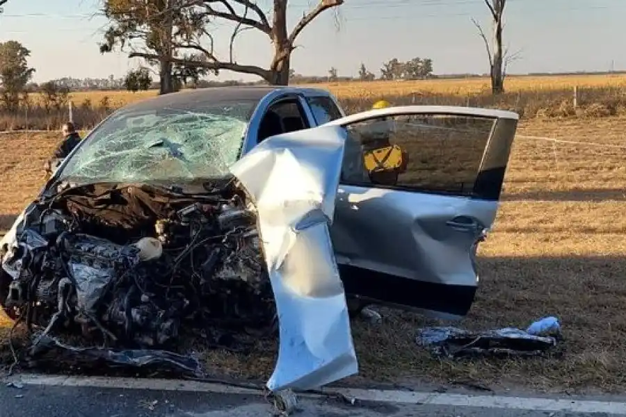 Accidente fatal en Ruta Nacional n°19: un joven perdió la vida producto del siniestro