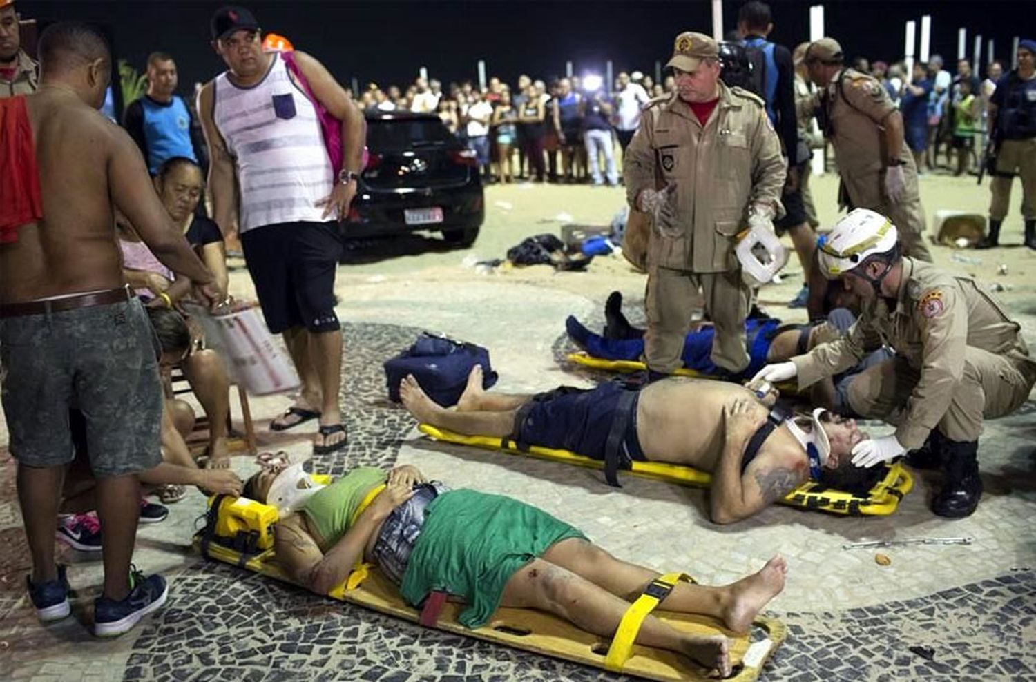 Atropello masivo en Brasil: una bebé muerta y 17 heridos