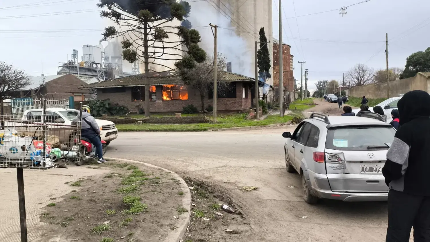 Lugar del incendio