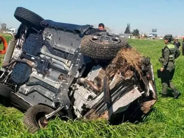 Conductor entrerriano murió en un vuelco en Santa Fe