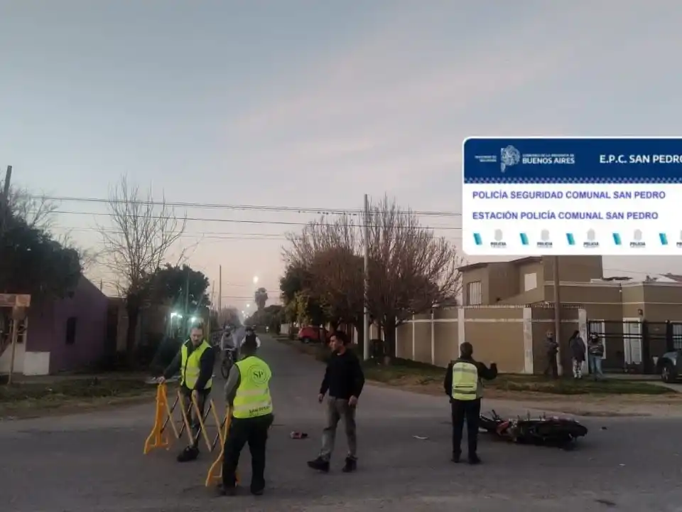 El siniestro tuvo lugar en Boulevard Moreno y Javier Rivero.