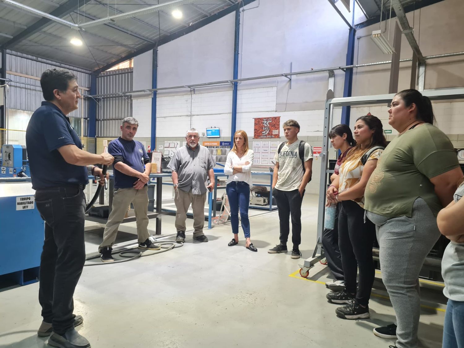 Curso de Operador de Torno CNC (Control Numérico Computado), en conjunto con la empresa Cañiflex. Foto:MVT