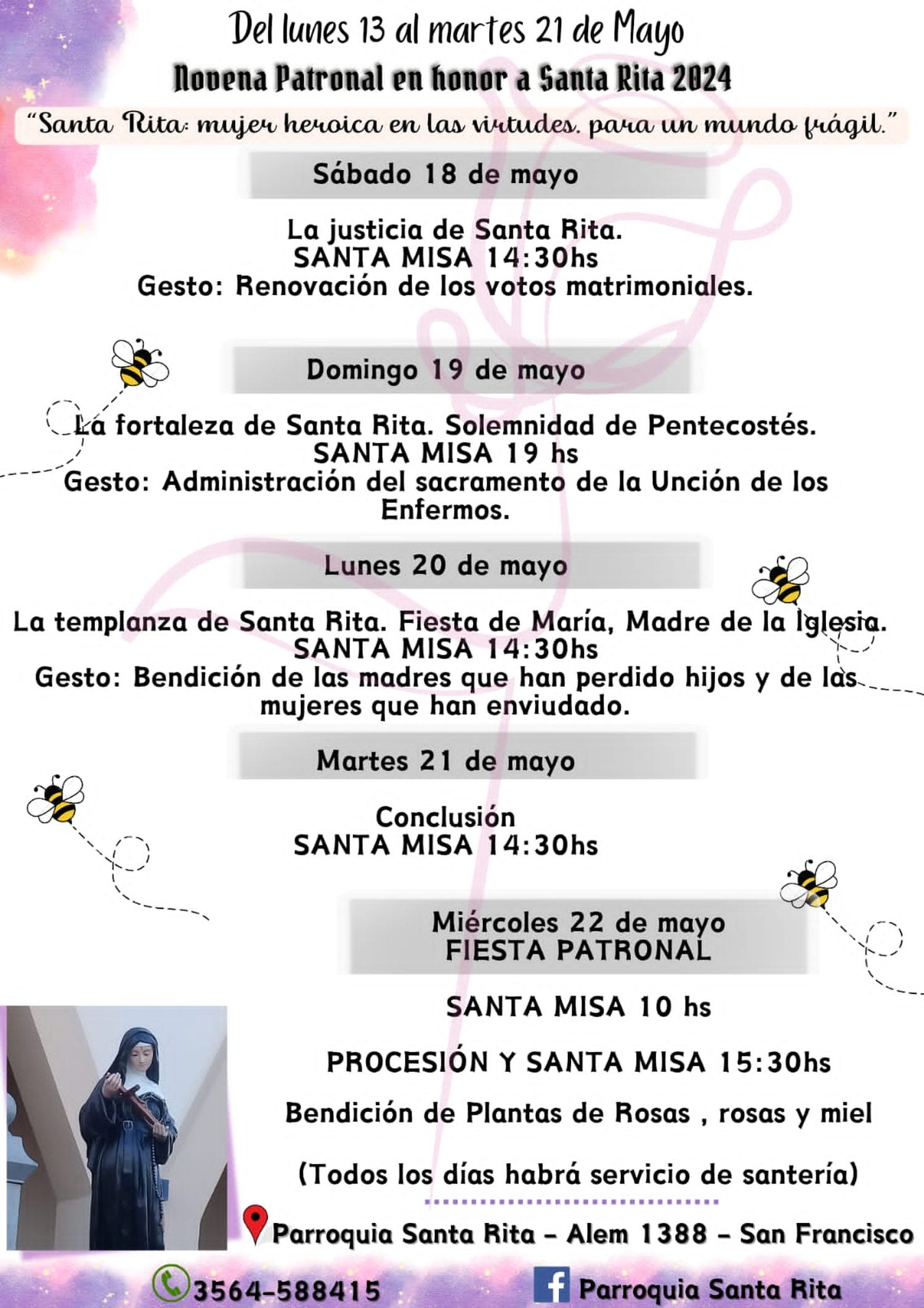 novena a santa rita