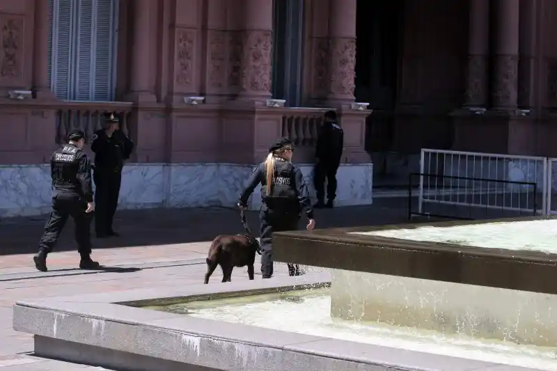 Amenaza de bomba en la Casa Rosada