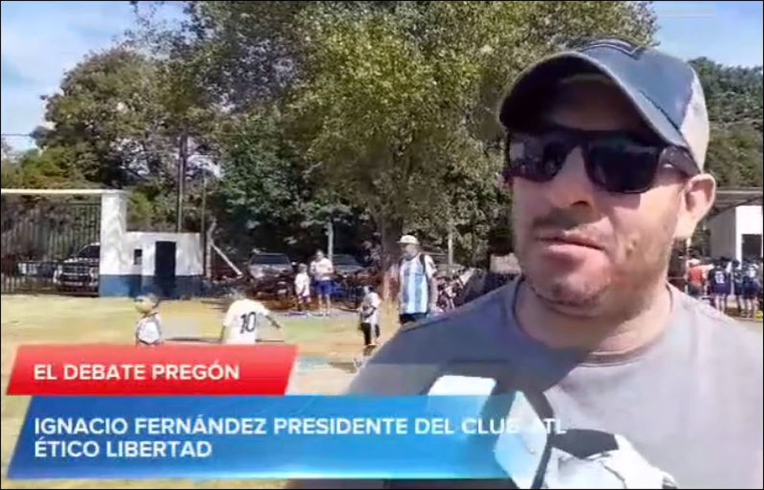 IGNACIO FERNÁNDEZ PRESIDENTE DEL CLUB ATLÉTICO LIBERTAD.