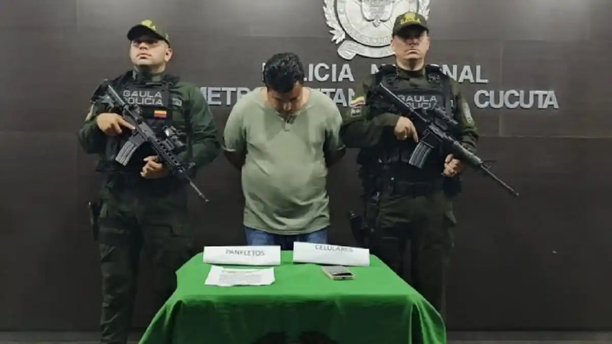 EXTORSIONABA a funcionarios y políticos: en CÚCUTA capturan a «EL EMISARIO»