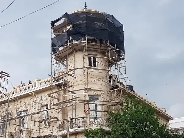 La obra del Colegio Nacional alcanzó el 75%: restauran el histórico mirador