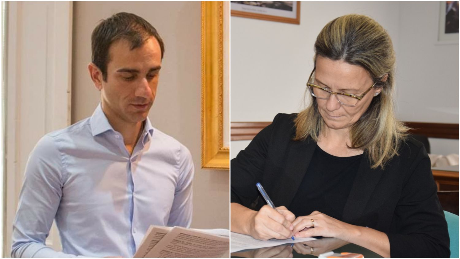 Pablo Petrecca (Junín) y María José Gentile (9 de Julio) analizan abandonar el acuerdo PRO- LLA.