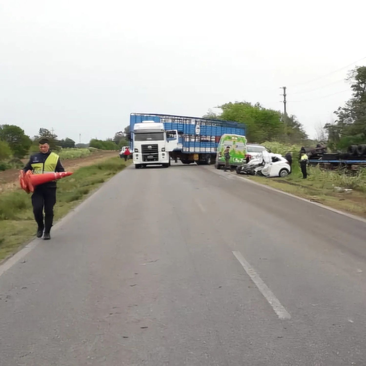 Tragedia en el regreso del fin de semana largo: Un joven muerto tras un choque frontal en Ruta 41 a la altura de Giles