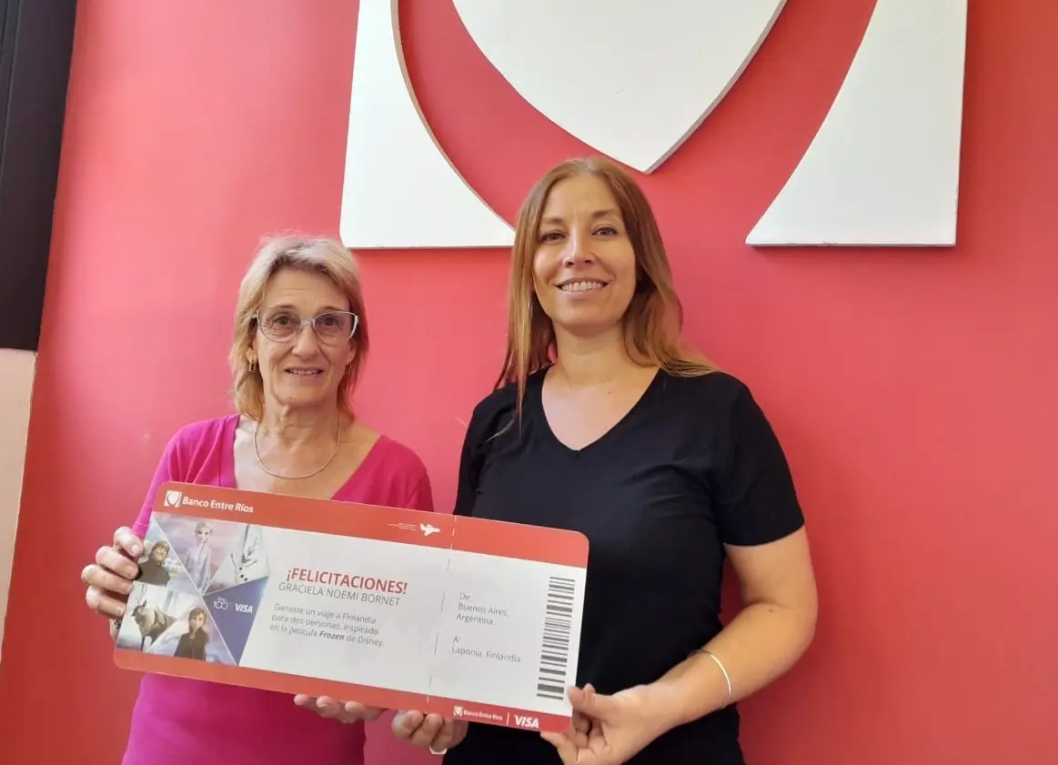 Banco Entre Ríos anunció los ganadores de los viajes a Italia y Finlandia 