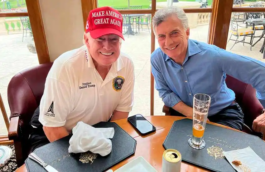 Macri se reunió con Trump: intercambio de opiniones, relación entre ambos países y «seguir construyendo juntos»