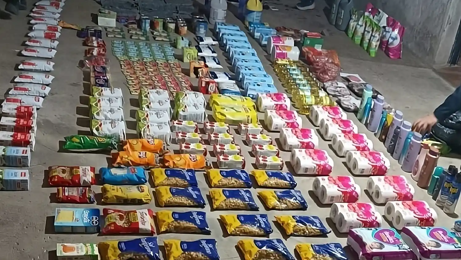 Lograron recuperar gran cantidad de la mercadería robada.