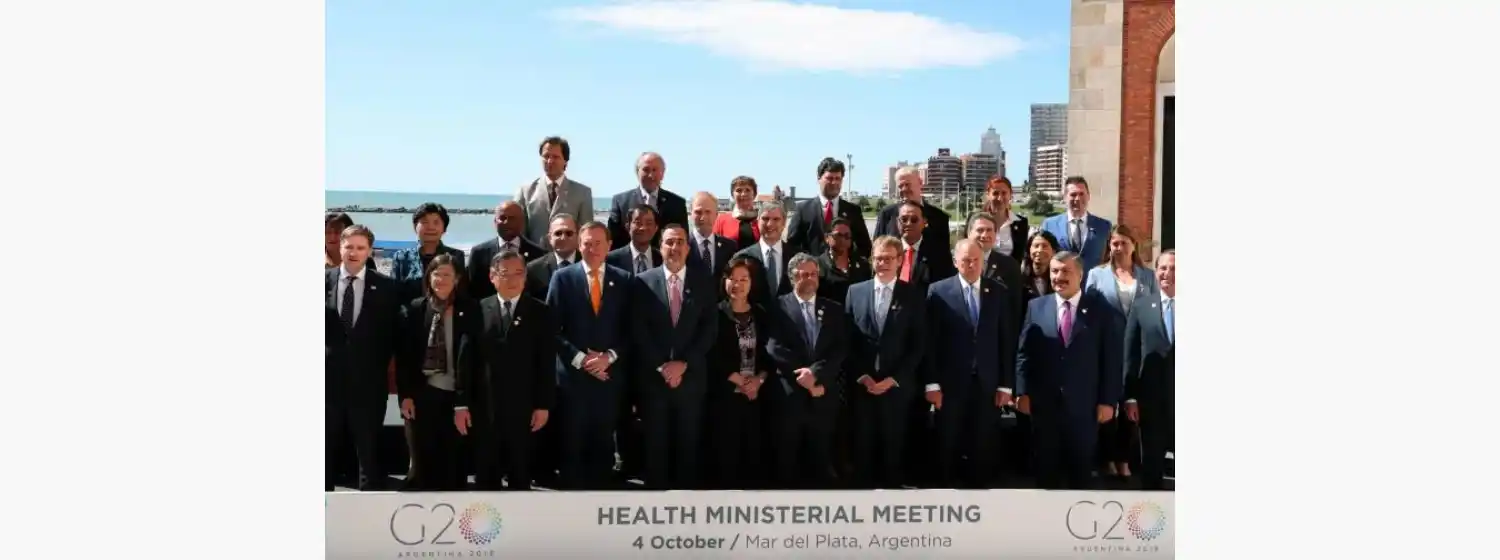 G20: "Poner estos temas de salud sobre la mesa ha sido fundamental"