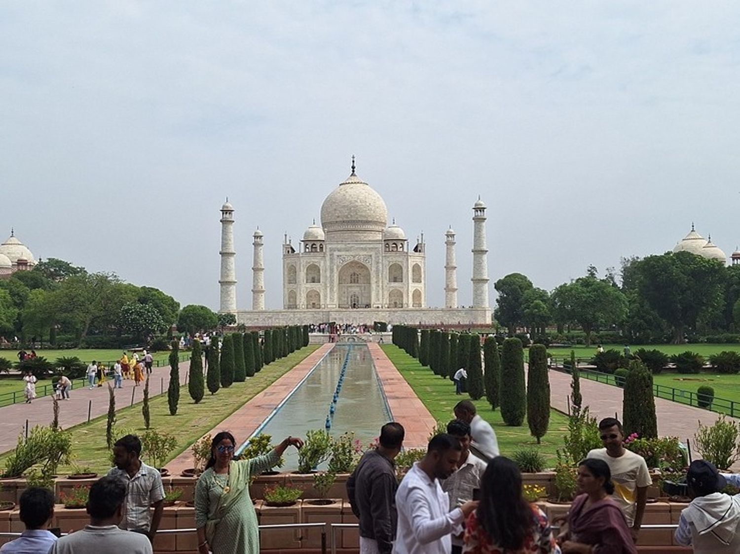 El maravilloso Taj Mahal.