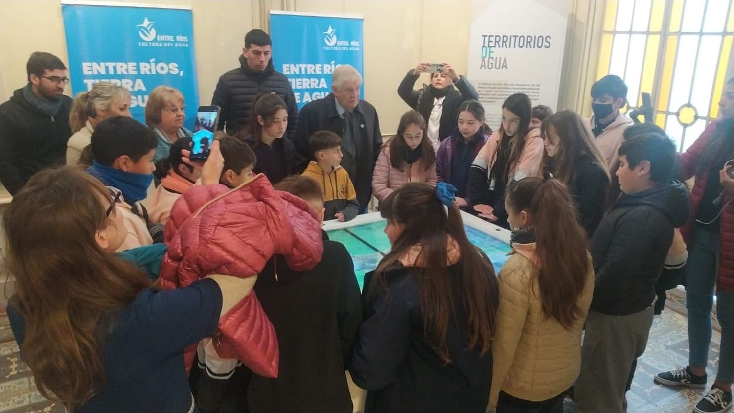 Escuelas primarias de la ciudad participaron de la muestra interactiva “Entre Ríos, Tierra de Agua”