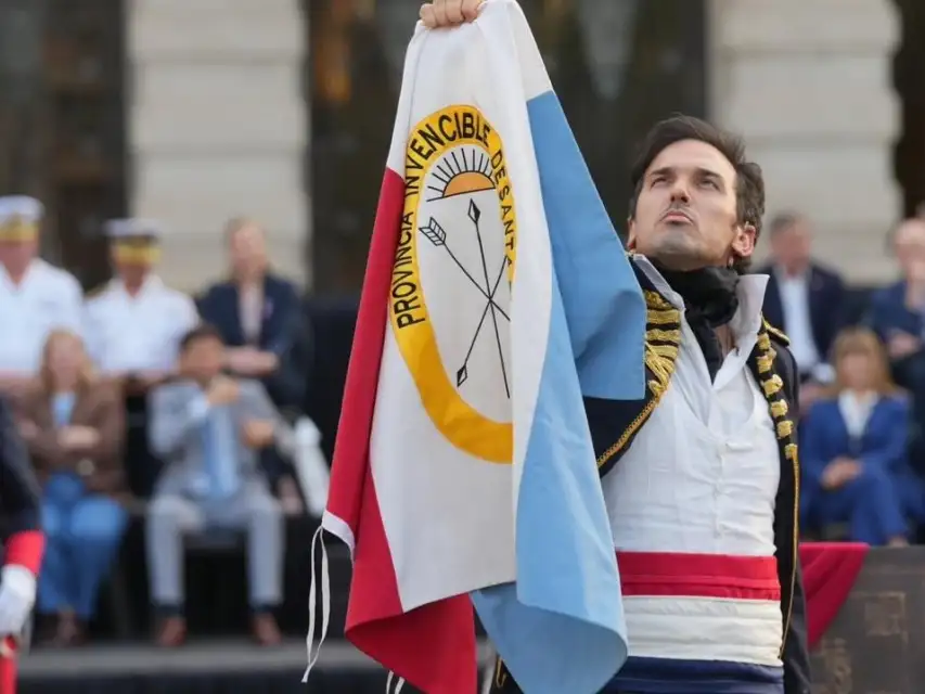 Celebración del 239° aniversario del nacimiento del Brigadier General Estanislao López. Foto: GSF