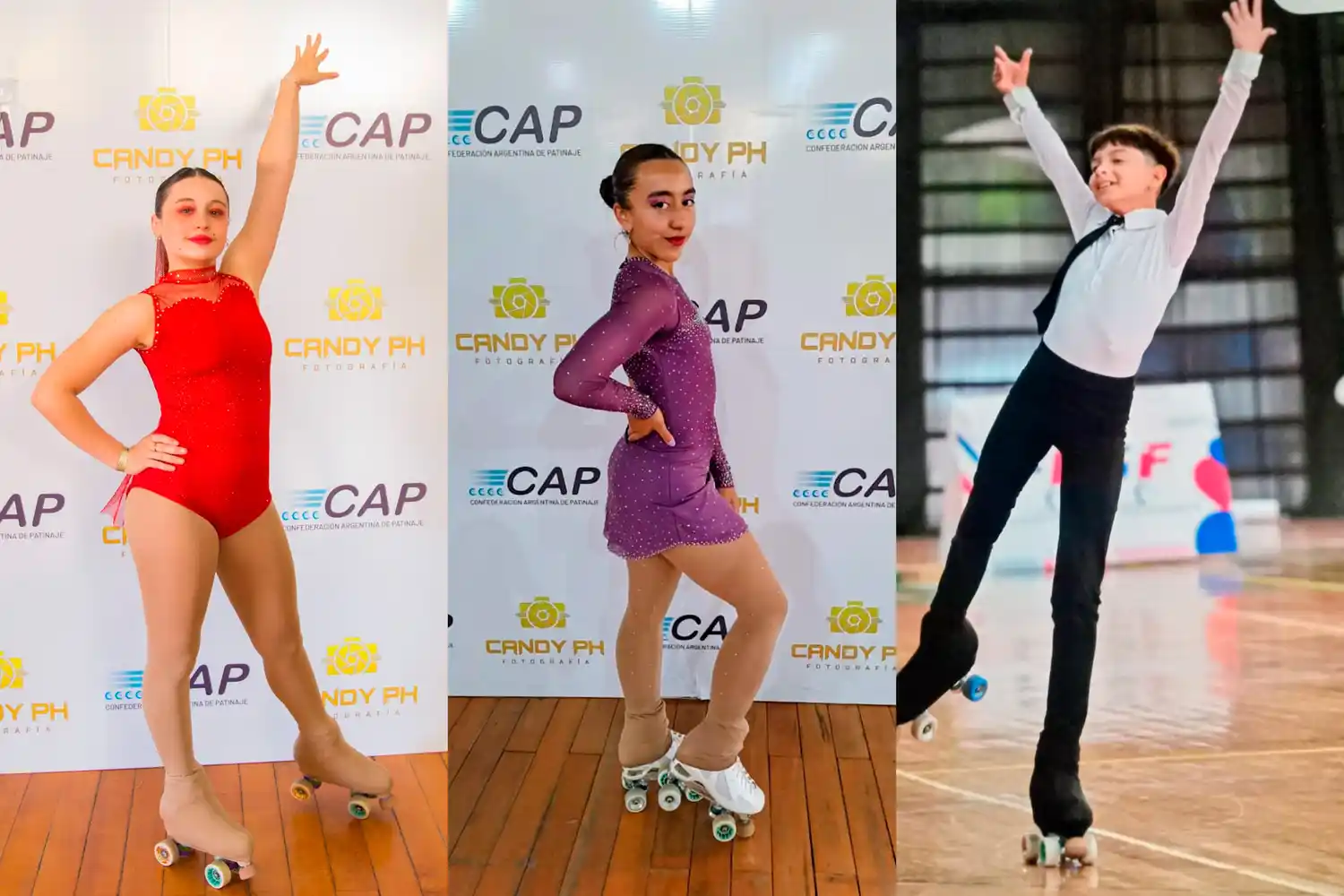 Patinadores de Ferro y Moreno de Lehmann brillaron en el Campeonato Nacional de Patín