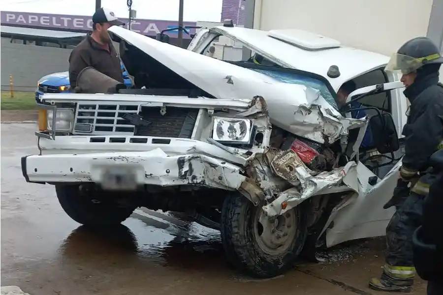 Accidente en este miercoles lluvioso 