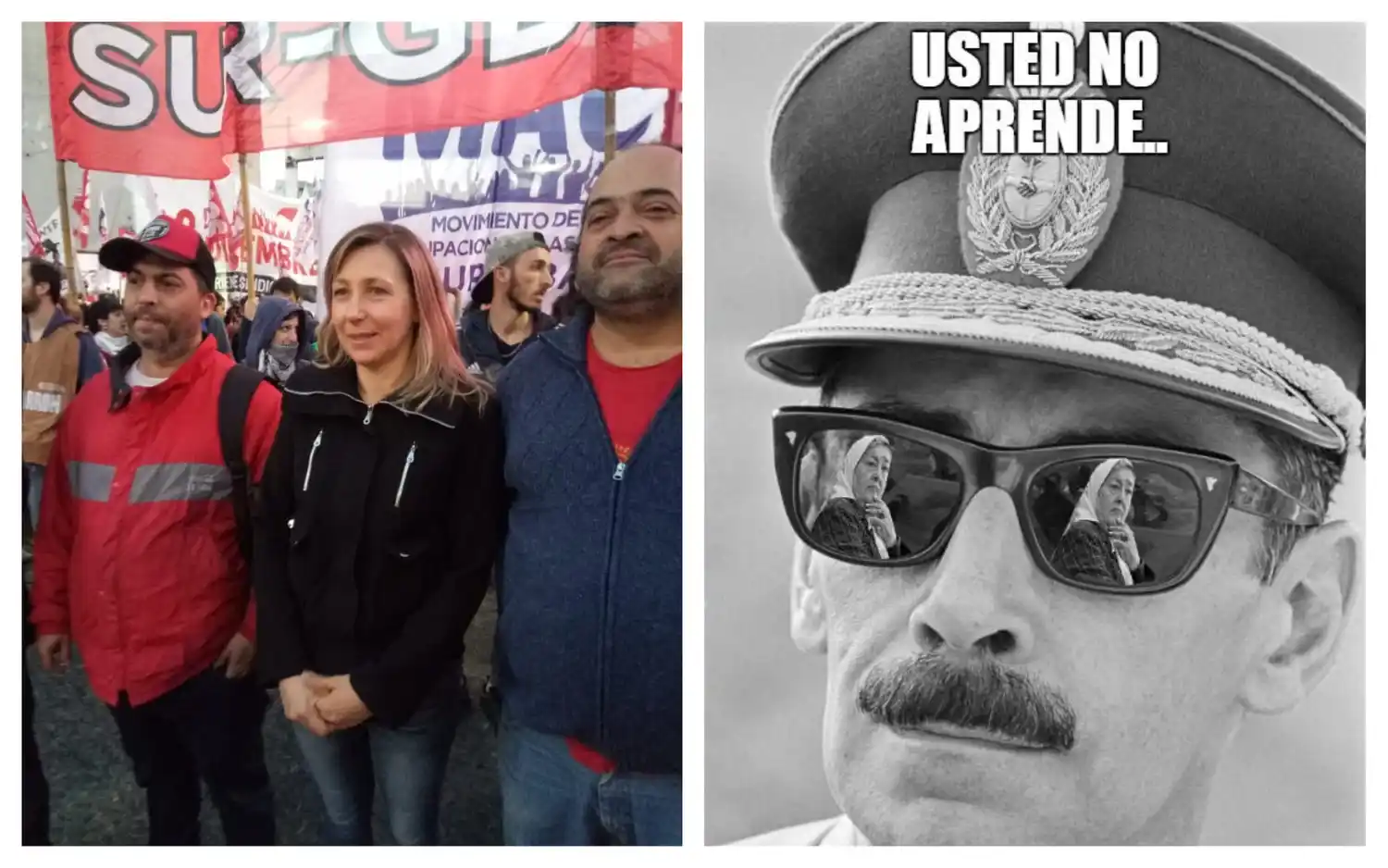Amenazaron a Myriam Bregman mientras se manifestaba en Puente Pueyrredón