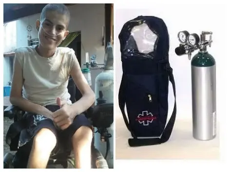 Desgarrador: Le robaron la mochila de oxígeno a un joven discapacitado en Quilmes
