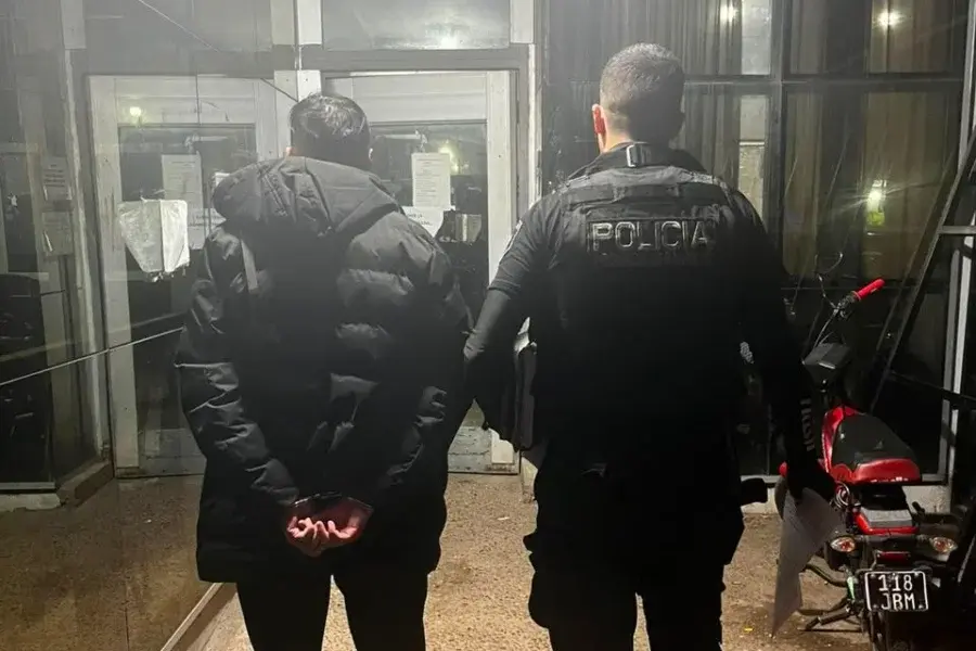 Detenido en zona oeste.