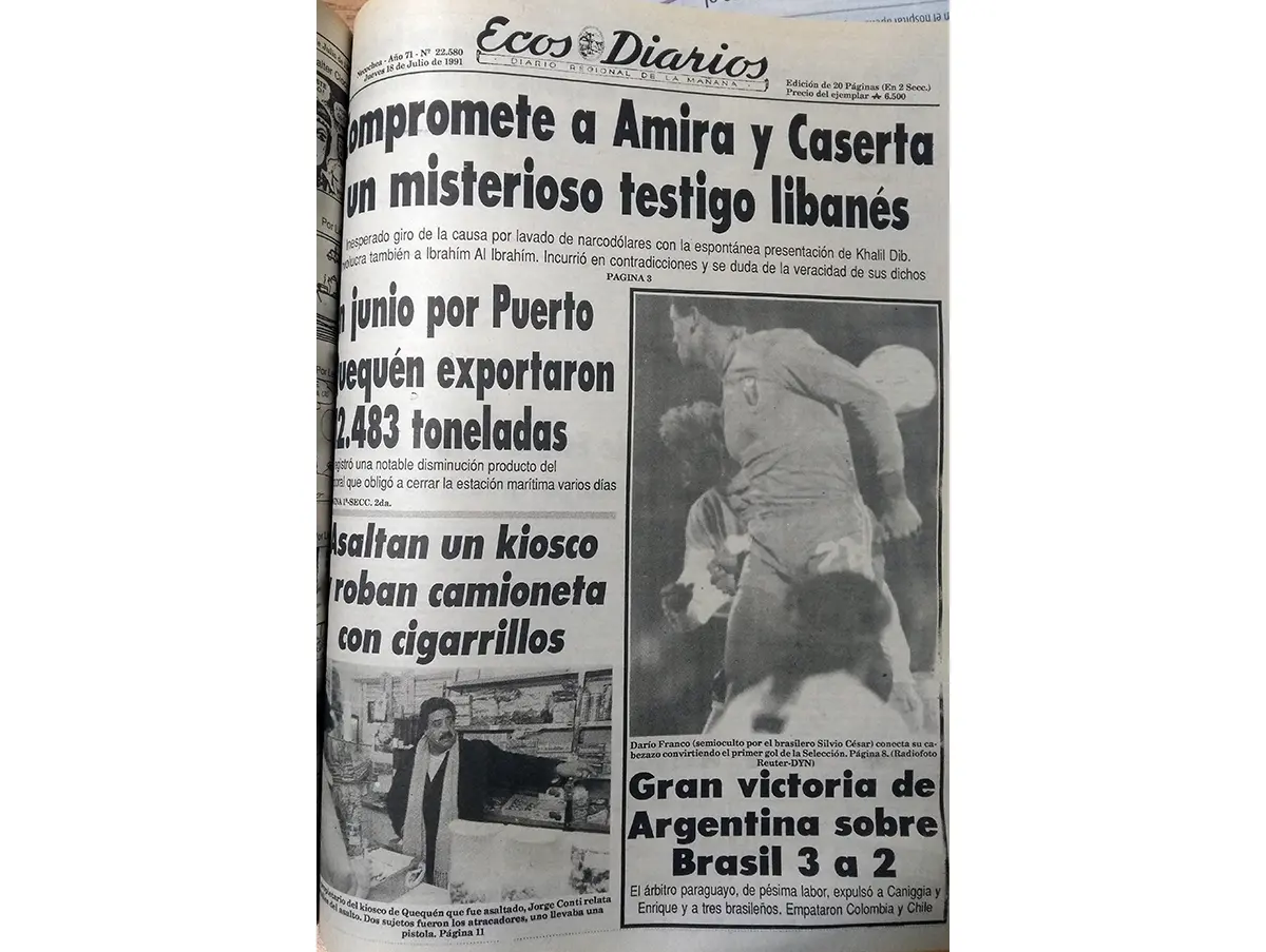 Jueves 18 de julio de 1991
