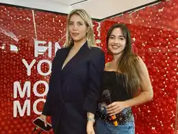La gualeguaychuense Camila Lujan condujo un evento junto a Wanda Nara