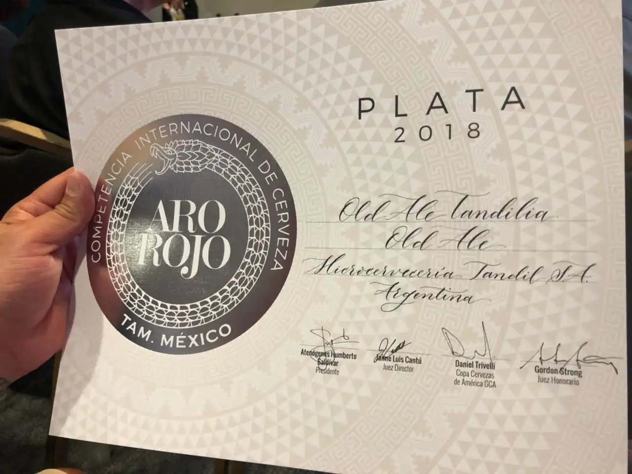 Una cerveza de Tandilia, premiada en México