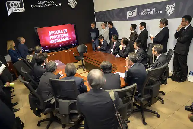 Tigre exhibió su modelo de Protección Ciudadana frente a empresas tecnológicas de Japón