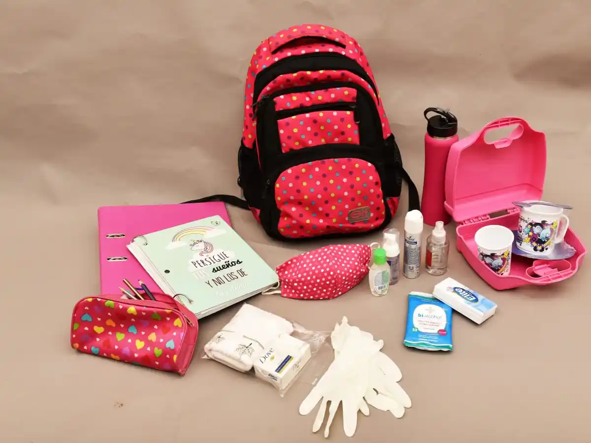 Mochila “anti covid”: la otra canasta para empezar las clases 