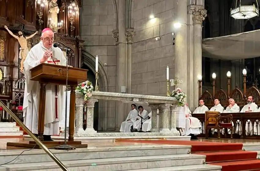 A un año de su llegada, monseñor Giobando llamó a “caminar juntos” y fortalecer la esperanza